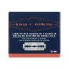 Gillette King C. Replacement Blades for Men's Safety Razor 10 Blades