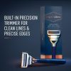 King C. Gillette Neck Men's Razor with Precision Trimmer 1 Count