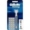 Gillette Sensor3 Men's Razor with 6 Blades Black