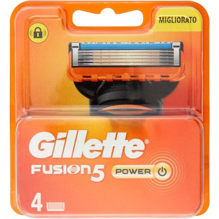 Gillette Fusion5 Power Razor Replacement Blades with Anti-Friction Blades