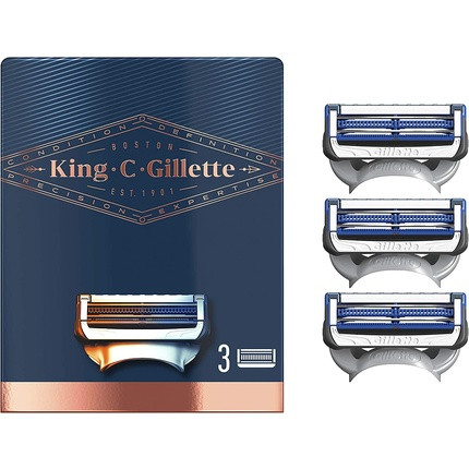 King C. Gillette Razor Blades with SkinGuard Sensitive Blade for Men