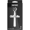 Gillette ProGlide Monochrome Razor for Men with Trimmer Blade for Precision and Glide Coating - White