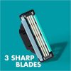 Gillette Mach3 Men's Razor Blades with Precision Trimmer 12 Refill Blades New