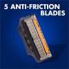 Gillette ProGlide Razor Blades with Precision Trimmer and 5 Anti-Friction Blades