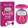 Gillette Venus Extra Smooth Snap Women's Razor with 1 Razor Blade Refills and Lubrastrip with a Touch of Avocado Oils