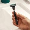 Gillette Mach3 Razor Handle for Men with 5 Replacement Blades