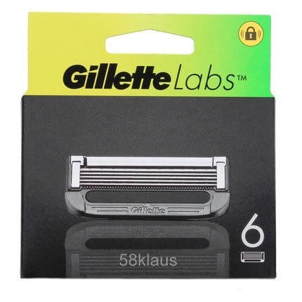 Gillette Blade Refills For Gillettelabs 6 Razor Blades