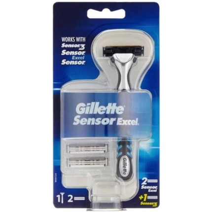 Gillette Sensor Excel Razor + 3 Blades