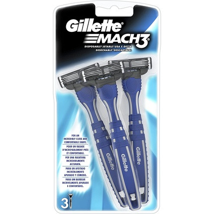 Gillette Mach3 Disposable Razor 3 Units