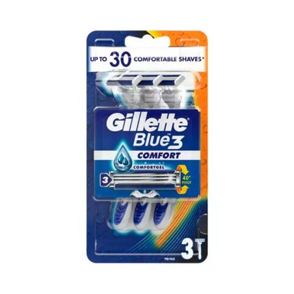 Gillette Blue 3 Comfort Disposable Razor for Men