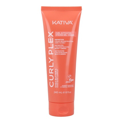 Kativa Curly Plex Curl Activator Strong Gel Cream - 240 Ml