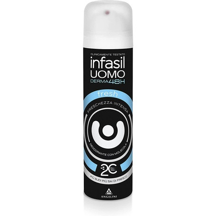 Infasil Deodorant Spray Uomo Derma 48h Fresh with Molecule 2C and Betacyclodextrin Intense Freshness 150ml