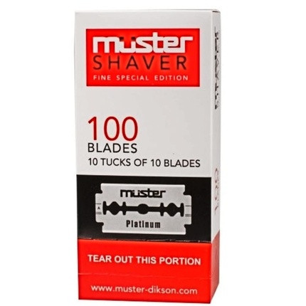 Shaver Platinum Razor Blades 100 Pack