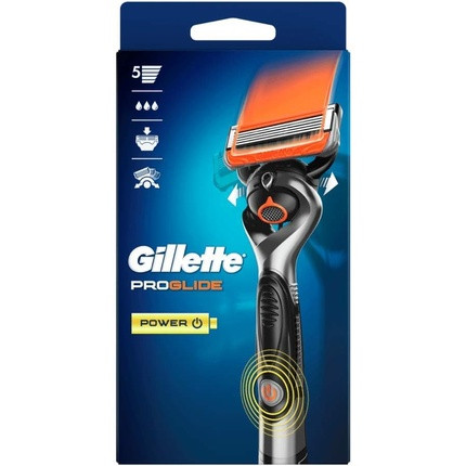 Gillette ProGlide Power Men's Shaver with 5 Anti-friction Blades