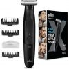 Braun Series X Hybrid Electric Men's Beard Trimmer & Body Shaver 4D Blade SkinShield Waterproof Wireless XT3100