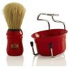 Omega 49.18-10049 Brush Stand and Bowl Set Red