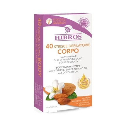 HIBROS Depilatory Strips for Body Sensitive Skin and Delicate