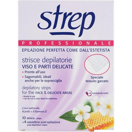 STREP Delicate Facial Hair Removal Strips 10 Pieces