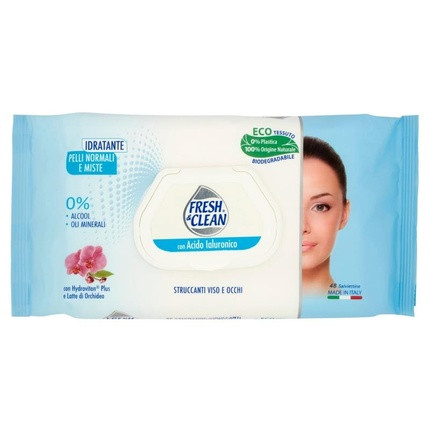 Fresh Clean Makeup Remover Wipes 48 pcs for Normal Skin