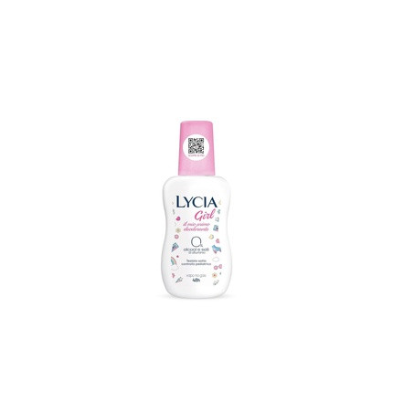 Lycia Vapo Girl Deodorant for Girls, Dermatologically Tested Under Pediatric Supervision 75ml