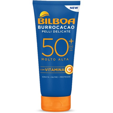 Bilboa Sun Protection Face and Body Cream SPF 50+ with Vitamin C 180ml Tube