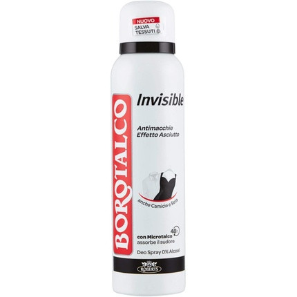 Borotalco Invisible Deodorant Spray for Women and Unisex