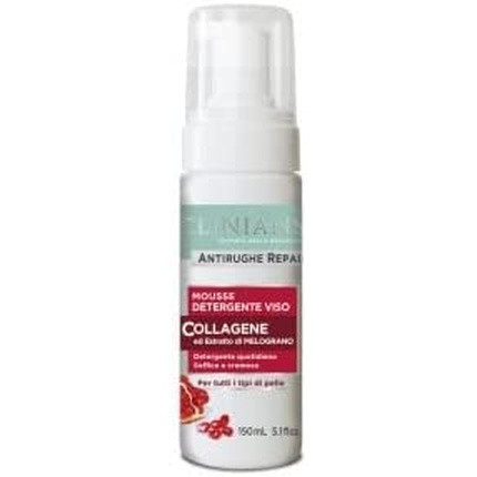 Clinians Anti-Wrinkle Repair Face Cleansing Mousse with Pomegranate Extract for All Skin Types 150ml