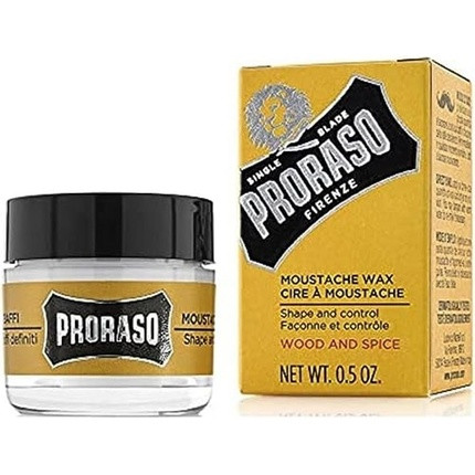 Proraso Wood and Spice Mustache Wax 15ml