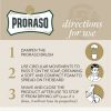 Proraso Shaving Soap in a Bowl 150ml Sensitive Skin Shaving Soap with Green Tea and Oat Made in Italy White