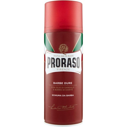 Proraso Red Barbe Dure Shaving Foam 400ml