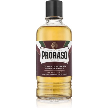 PRORASO Professional Size Aftershave Lotion 400ml Red