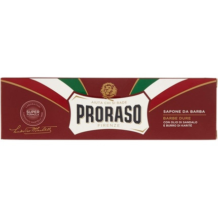 PRORASO Shaving Cream in Tube Red 150ml