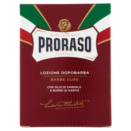 PRORASO Aftershave Lotion Red 100ml