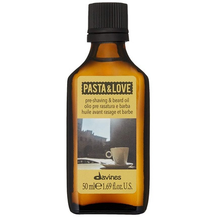 Davines Pasta & Love Men's Hydrating and Protective Pre-Shaving Plus Beard Oil 1.69 fl. Oz.