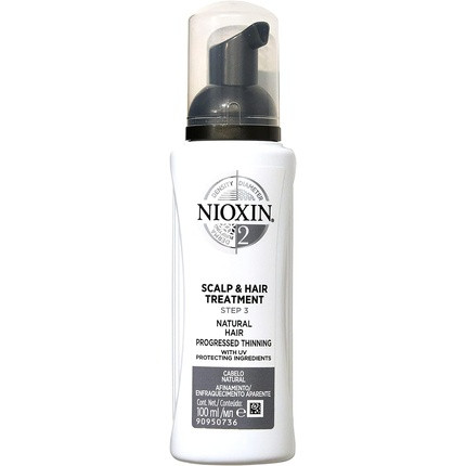 Nioxin 3-Part System 2 Natural Hair with Progressed Thinning Hair Treatment Scalp Therapy Hair Thickening Treatment 100ml