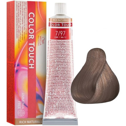 7/97 Blond Smoked Brown Wella Color Touch Rich Naturals Ammonia 60mL