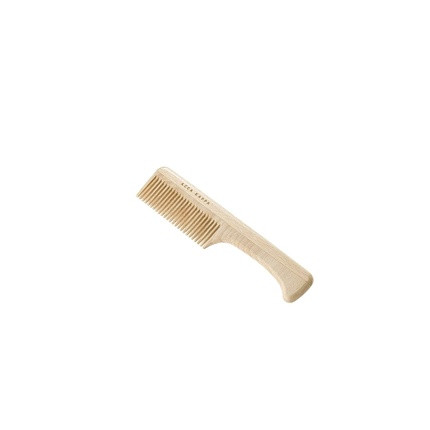 Acca Kappa Beechwood Comb with Fine Teeth and Handle