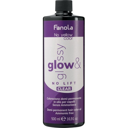 Glow & Glossy Clear Oil Toner 500ml Fanola