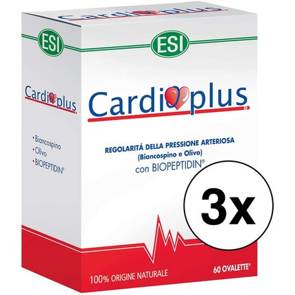 3 Packs Esi Cardioplus 60 Ovalva