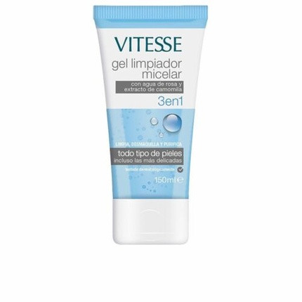 Vitesse 3 in 1 Chamomile Rosewater Facial Cleansing Gel 150ml