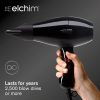 Elchim 3900 Healthy Ionic Black & Silver Professional Hair Dryer 2400W