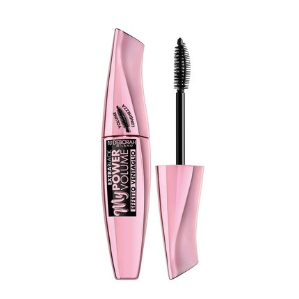 Deborah Milano Mascara My Power Volume Extra Black Fan Effect Thick Curved and Extended Extra Black