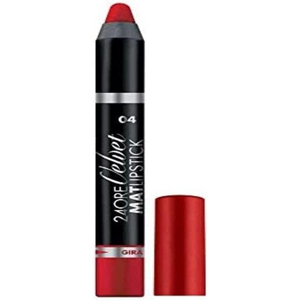 24 Hours Velvet Mat Pencil Lipstick N.04 Cherry