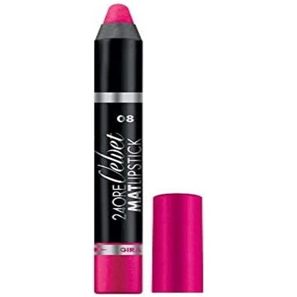 24 Hours Velvet Mat Pencil Lipstick N.08 Coral