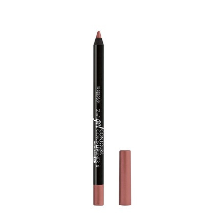 2 in 1 Gel Contour and Color Lipliner No. 02 Nude Brown