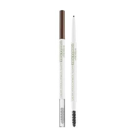 Deborah Milano Eyebrow Pencil Pure Formula 02 Medium Brown High Compatibility with Micro Tip Ideal for Defining with High Precision Long Lasting