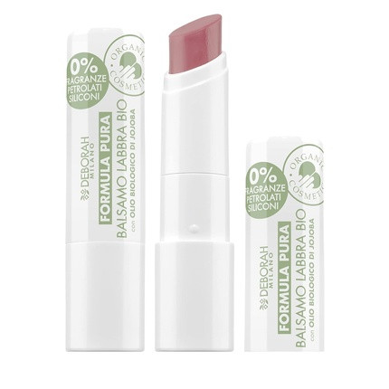 Deborah Milano Colored Lip Balm BIO Formula Pura SPF 10 Taupe No. 8 Vegan 100% Natural Origin