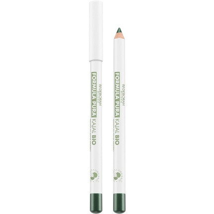 Deborah Milano Organic Formula Pura Eyeliner Pencil Green No. 3 - High Compatibility for Sensitive Eyes 100% Natural Ingredients