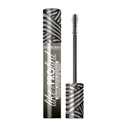 Deborah Milano Like a Pro TINT Mascara Half-Permanent Eyelash Color Extra Volume and Infinite Length Extension Effect 12ml