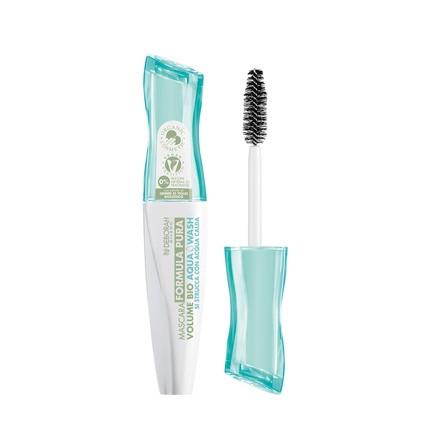 Deborah Milano Mascara Formula Pura Aqua Wash BIO Water Washable Silicone-Free Volumizing Black 12ml